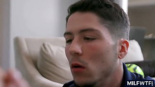 Soccer mommy gives titty nail