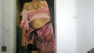Desi Maid Dressed with Wife's Sexy Outfit and It Was Reviling Desi Big Assets Wanted Him to Fuck Her