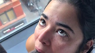 Amateur slut blowjob cumshot