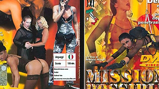 Horny European Hotties Take Double Penetration In Stockings