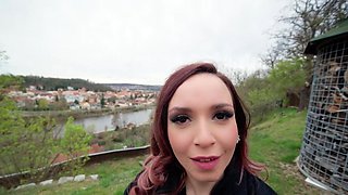 Czech girl with a pregnant belly gets fucked silly