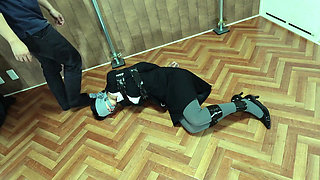 The Targeted Office Lady Was Tied up with Tape