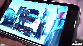 Hot Striptease Scamming Angels Are Fucking With Their Boss - Khloe Kapri, Derrick Pierce And Whitney Wright