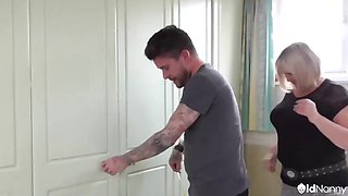 Blonde Mature in Wild British Horny Guy Passion Heat