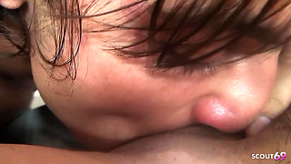 Cute Teen Girlfriend Misch Brooks at real amateur couple Sex with Big Dick boy at Holiday Trip