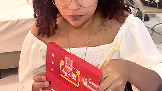 Eating Japanese Food Bloated Belly Farts & Burps a Gassy Adventure