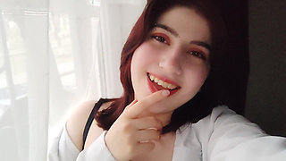 Shy but so Horny... Showing off My Big Ass and Masturbate