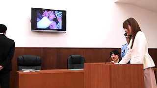 Secretary group sex hardcore fucking blond girl facia