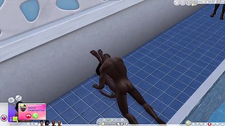 sims four futa bitches with enormously long hair hook-up joy compilation