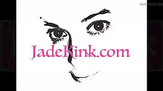 Bruised Jade Kink takes rough black eye facial from dominant guy