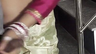 Desi Sisiter in Law Fucked Hard on Stairs and Gives Deep Throat Blow Job