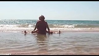 Naked Beach Sex with Big Tits Russian MILF - Outdoor Public Fucking & Voyeur HD