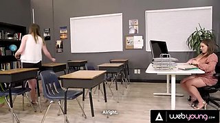 Hazel Moore & Samantha Reigns Big Tits Brunettes Have Hot Pussy Fun After College Exam