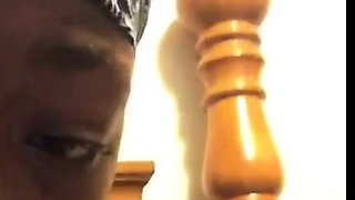Sucking a Huge Dildo, Dreaming of Daddy
