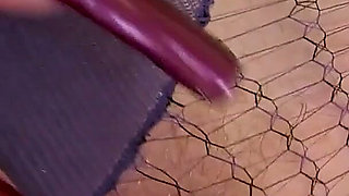 British Granny Zadi Soaks Her Tights and Needs to Get off