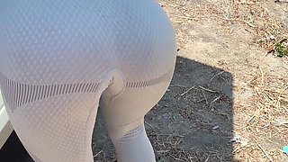 Mornign Fit in Public Finished with Quickie Fuck in Car Trunk