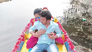 New couple sex on the boat