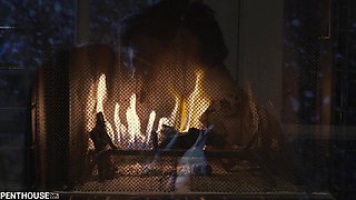 Layla Sin's Brunette Passion Ignites Wild Heat