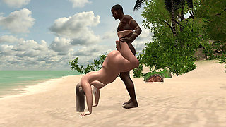 Curvy Tourist Loves BBC l 3D Animation Hentai Uncensored