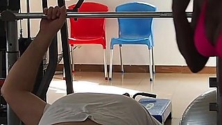 MILF Gets Fucked in Gym and Cum in Her Mouth