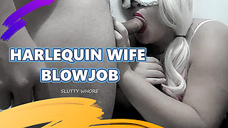 Amateur Latina wife giving a blowjob