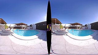 Pool Games - Fffff Topless Swimming Lesbian Tease