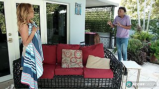 In her comeback scene, Jodi West, 61, fucks very young cock