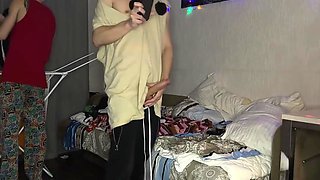Together They Fucked The Girl Of Friend While He Was Not At Home