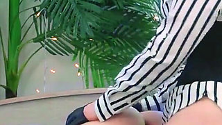 Horny Curvy Girls Fuck Sexy MILFs Lesbian Role Play in Fetish Clothing (latex and Pvc) Arya Grander