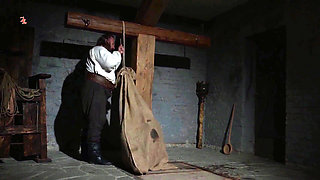 Novice Magda Is Stuck in a Dusty Potato Sack Where She Is Extremely Humiliated as a Crawling Creature and She Has to Present Her