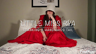 Little Miss Rya Spanking a Handmaids Tail