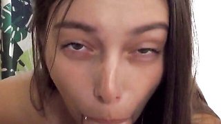 Marvelous sugar at blowjob clip