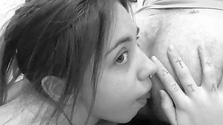 Pornellia Sucking Hard with Tongue a Beautiful Asshole