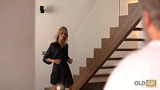 Old4k. wonderful sex activity with teenager blonde and gray-haired man