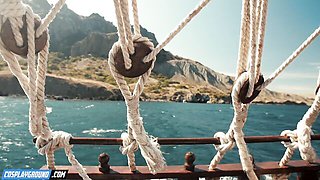 Rough sex with indescribable Stella Lux and Master Tyler Drake from Cosplayground