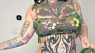 Rave Girl Strip Tease