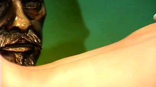 Cute brunette lesbians licking and fingering pussu outdoor