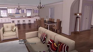 Joy Stick Cinema Hentai: Succubus Captain Bakes Cake in Magic House - Anime Sex 3D Animation