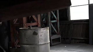 Fetish bdsm anal dildo play