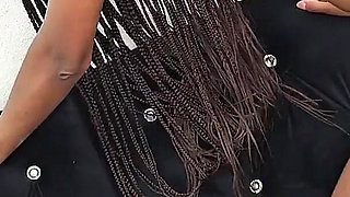 Creampie for Thin Big Tit Ebony Girl- Munro B