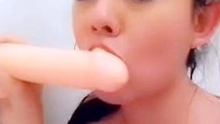 SMALL TIT BRUNETTE TATTOOED TEEN GIRLFRIEND CAUGHT IN SHOWER