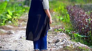 Egyptian Farm Girl Seduced in Vegetable Field and Fucked Hard by Stranger - Arab BBW with Big Tits and Big Ass