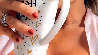 Hottest brunette solo webcam masturbation 2