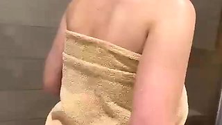 Big titty babe Layla Rose solo dildo masturbation