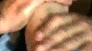 Cute teen girl enjoys foot fetish