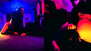 Seductive mistress fulfills all ass and foot fetish