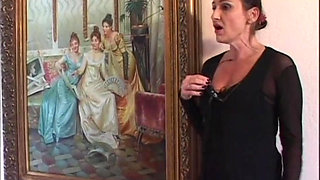 Brunette Lesbian MILF Seduces a Sweet Teen