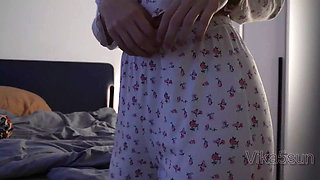 I got Excited before Going to Bed and Couldn't Help but Jerk off
