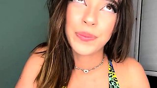 Submissive Latina Teen: Solo JOI Role-Play with Footjob