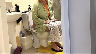 Caught Step mom peeing